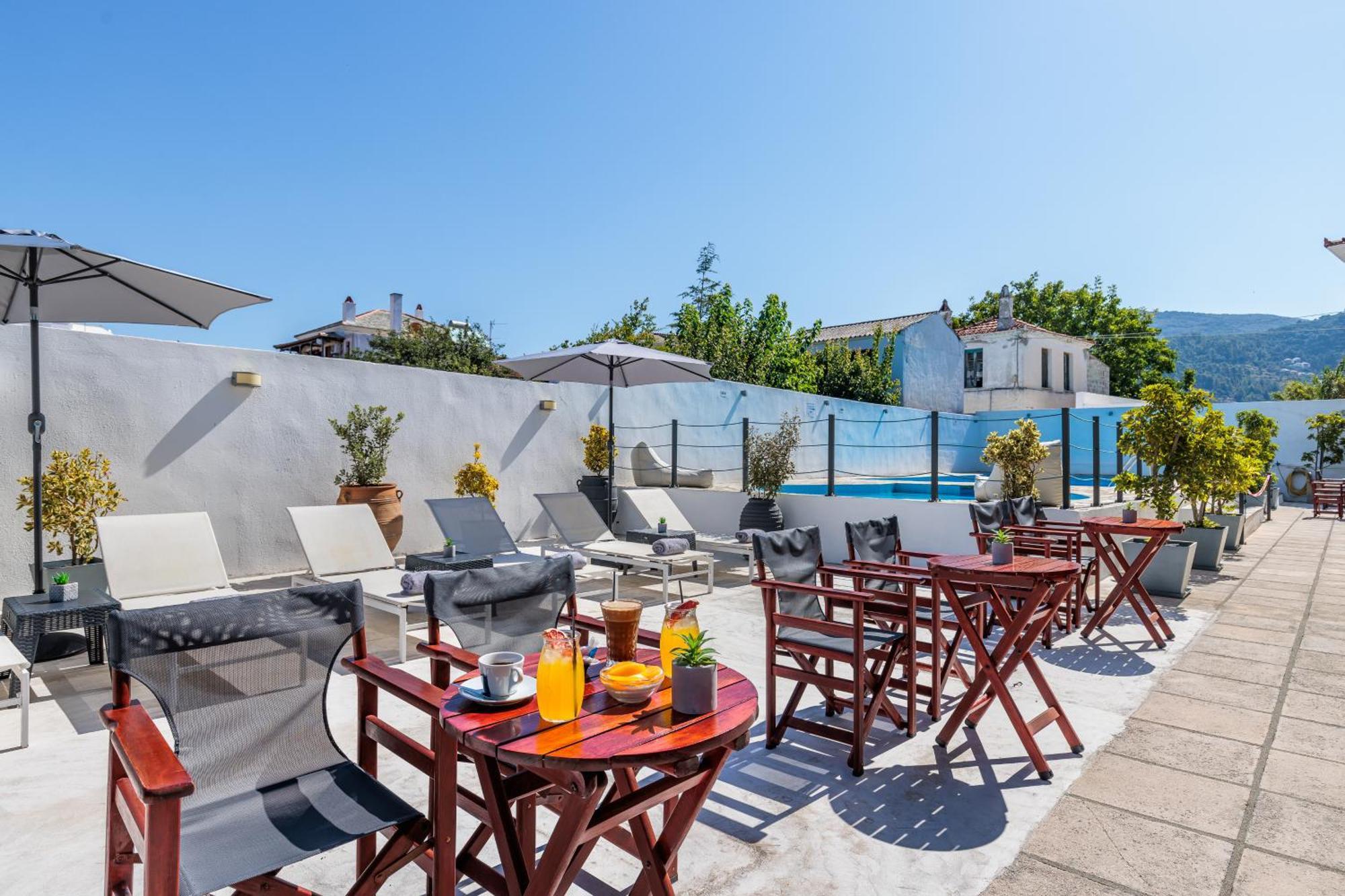 Amalia Hotel Szkópelosz Kültér fotó